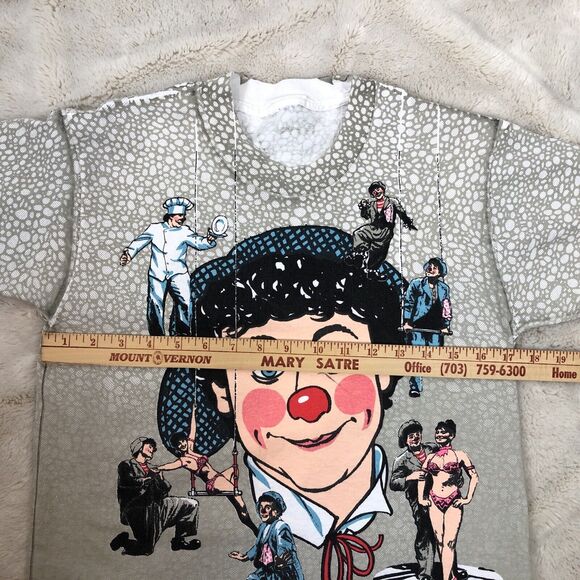 Ringling Bros and Barnum Bailey Circus Vtg Retro 80's T-Shirt XS All Over Print - Picture 4 of 12